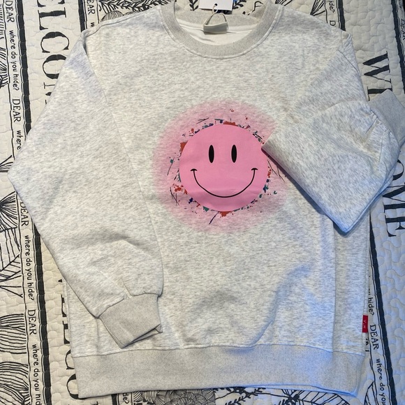 brand new happy face hoodie - Picture 1 of 1